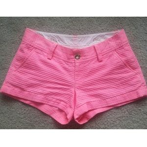 GUC Lilly Pulitzer Walsh Shorts Pink Sun Ray